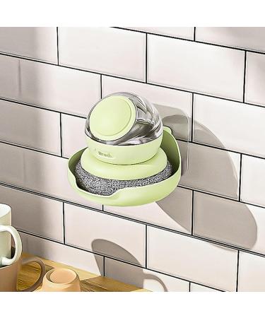 Dish Brush with Soap Dispenser - Dishwashing Brush with Soap Dispenser Automatic Soap Dispensing Palm Scrubber Strong Cleaning Scrubber for Kitchen Sink Pots Pans Qmisify Green - Buy Online on GoSupps.com
