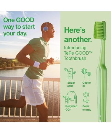 TePe Compact Soft Toothbrush - Green 14g | Best International Shipping eCommerce - Buy Online on GoSupps.com