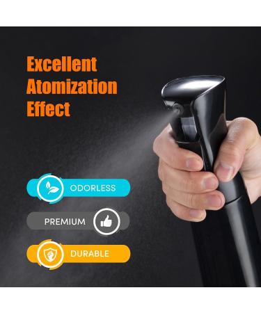 Grifema Ultra Fine Spray Bottle 200ml for Hair & Plants | Black Salon Accessories | GE2001B-200B - Buy Online on GoSupps.com