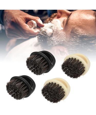 Ankle Brush & Mustache Brush Set for Men 4 Soft Bristle Beard Styling Brushes with Round Handle - Perfect Grooming Tools - Buy Online on GoSupps.com