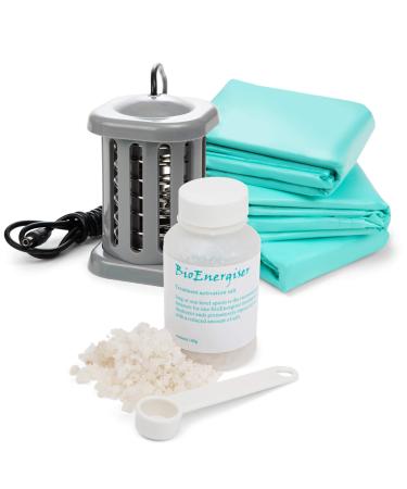 BioEnergizer Foot Spa Refill Kit for BioEnergizer | Comes w/ 30 Liners Cartridge Salt 100g & Measuring Scoop