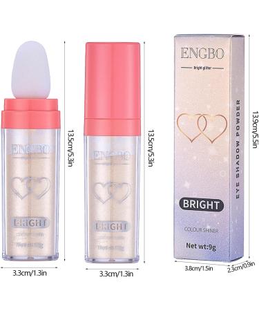 Face Highlighter Powder High Gloss Face Highlighter Powder Makeup - 9g Brightening Face Body Hair Makeup Stick Fairy Highlight Patting Powder for Face&Body&Hair Uaxiu 04#gold - Buy Online on GoSupps.com