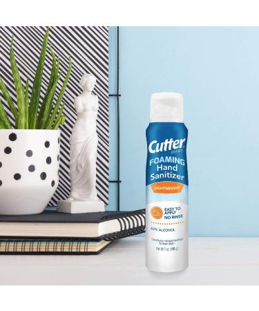 Cutter Foaming Hand Sanitizer 7-oz Antiseptic Solution Pack of 12 - 12 Pack 7 Ounce Bottles - Buy Online on GoSupps.com