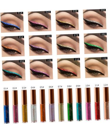 Beavorty Cosplay Effect Liquid for Eyeliner Masquerad Bright Colorful Cosmetic# Color Shiny Shadow High Women Metallic Pencil Makeup Parties Eye Glitter Diamond 1 count (Pack of 1) 08 - Buy Online on GoSupps.com
