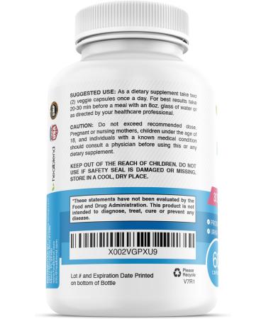 Prostate Formula - Prostate Support Supplement for Men - Saw Palmetto Pygeum Africanum Powder Zinc Pumpkin Seeds - With Frequent Urination Improves Sleep & Bladder Discomfort 60 Capsules 1 - Buy Online on GoSupps.com