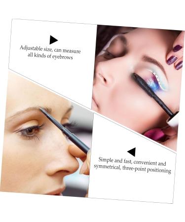 Ipetboom 1 Pc Eyebrow Ruler Tool Eyebrow Positioning Ruler Measuring Ruler Balance Ruler Miss Stainless Steel - Buy Online on GoSupps.com