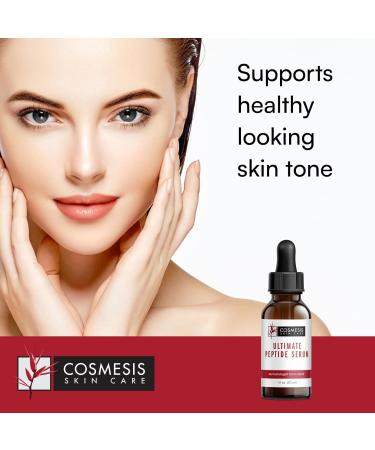 Ultimate Peptide Serum | Reduce Wrinkles & Renew Skin with Sea Fennel & Date Palm Extracts - Clinically Proven Growth Factors | Cosmesis - Buy Online on GoSupps.com