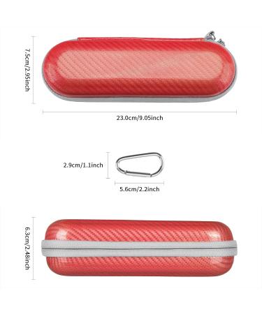 Case for Braun Oral B Smart Series 4/5 4500/4000W Pro 2 2500/Fairywill Sonic/Philips Sonicare Electric Toothbrush with Accessories Storage Portable Hard Case Travel Protective Cover(Coral red) - Buy Online on GoSupps.com