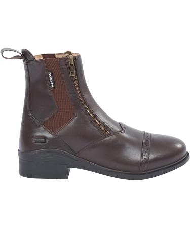 Dublin Evolution Double Zip Front Paddock Boots 8.5 Black - Premium Equestrian Footwear - Buy Online on GoSupps.com