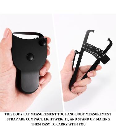 EASONGEE Body Fat Caliper and Measuring Tape Skinfold Caliper and Body Tape Measure Tool (150cm) Accurately Measuring BMI Body Fat Tester Measuring Device for Women Men Fitness Weight-Loss - Buy Online on GoSupps.com