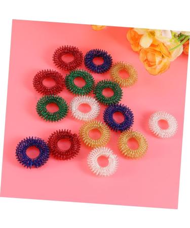 Homsfou 15 St Spiky Sensory Finger Circulation Rings for Kids | Soothing Toys for Restlessness & Blood Flow - Buy Online on GoSupps.com