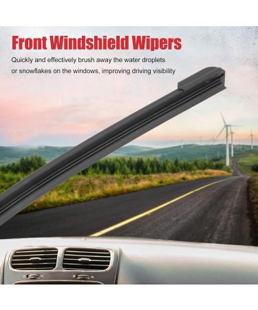 Front Windshield Wipers Windshield Wiper Blades 2PCS Front Windshield Wipers Low Noise 26in and 19in Windscreen Wiper Blades Replacement for Tesla Model 3 Y - Buy Online on GoSupps.com
