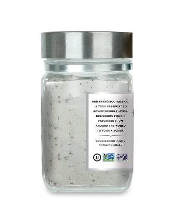 Italian Black Truffle Sea Salt - 10 oz. Chef's Jar | San Francisco Salt Company - Buy Online on GoSupps.com