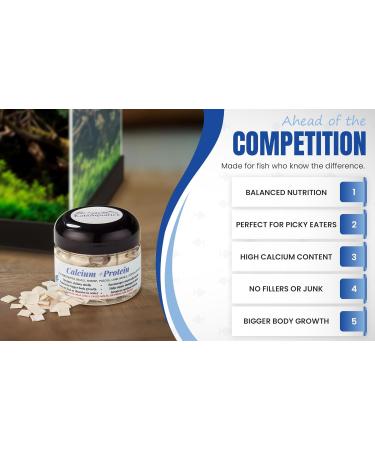 KatsAquatics Calcium + Protein for Strong Shells Healthy Molts 100% Natural Does Not Dissolve in Water Fast Sinking for Aquatic Shrimp Snails Plecos and More! Biologist Made in USA - Buy Online on GoSupps.com