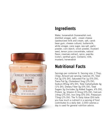 Robert Rothschild Farm Onion Blossom Horseradish Gourmet Dip 10.3 Oz - Buy Online on GoSupps.com