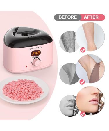 EasyinBeauty Waxing Kit for Women Men - 6 Pack Hard Wax Beads & Warmer for Hair Removal - Sensitive Skin Formula - Ideal for Eyebrow, Facial, Armpit, Bikini, Brazilian - Target Different Hair Types - Buy Online on GoSupps.com