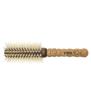 Ibiza Hair Professional (B Series) Round Boar Hair Brush | Blonde Bristles with Cork Handle | For Color Treated & Fine Hair | Add Texture & Shine B4 - Buy Online on GoSupps.com