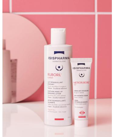 ISISPHARMA RUBORIL - Soothing Cleansing Lotion 250 ml - Sensitive Skin All Types of Redness - No Rinse and Unscented - Face a - Buy Online on GoSupps.com