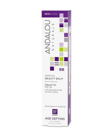 Andalou Naturals BB Cream - Age-Defying Beauty Balm with SPF 30 & Natural Tint (2 fl oz) - Buy Online on GoSupps.com