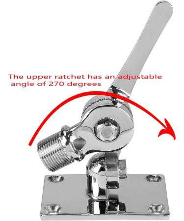 Marine VHF Antenna Mount - Adjustable 316 Stainless Steel Base for Boat - Heavy Duty with Installation Accessories - Buy Online on GoSupps.com
