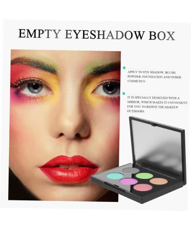 OHPHCALL 1 Set Box Square Eye Shadow Box Lipstick Cases Mini Containers Storage Cases Eyeshadow Plastic 1 count (Pack of 1) Black - Buy Online on GoSupps.com