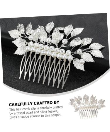 Didiseaon Hair Accessories Wide Teeth Combs Bridal Hair Comb Floral Hair Comb Girls Hair Clips Simple Side Comb Wire Hair Combs Hairdressing Side Comb Delicate Bride Zinc Alloy - Buy Online on GoSupps.com