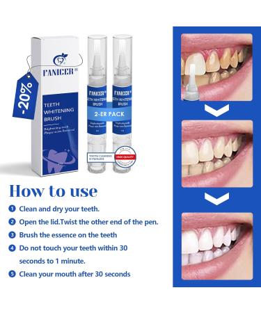2 Pack Teeth Whitening Pen Painless Bleaching for White Teeth at Home | Shop Now! - Buy Online on GoSupps.com