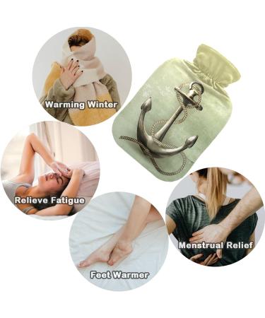 Shop Naanle Vintage Anchor Heat Bottle - 2L Large Hot Water Bottle for Pain Relief & Warmth | Ideal for Bed & Feet | International Shipping Available - Buy Online on GoSupps.com
