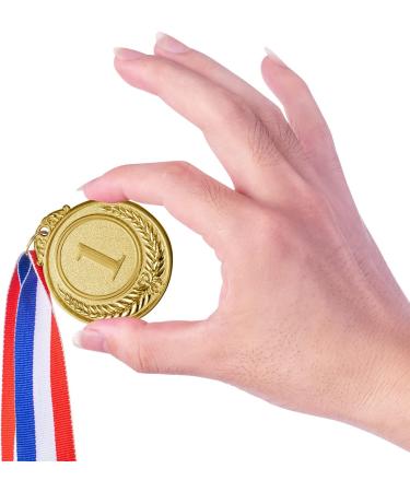 12-Piece Gold Award Medals for Sports Competitions and Events - 2 Inches - Buy Online on GoSupps.com