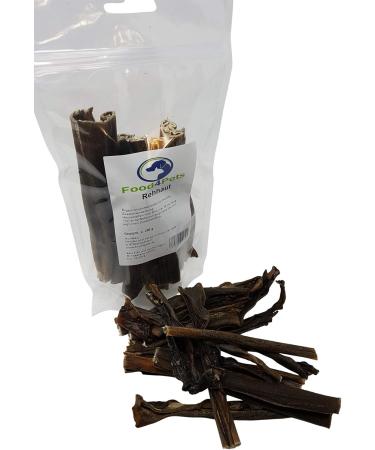 Food4Pets Deer Skin Dog Treats - Grain-Free 200g Chew Snacks | 100% Natural Game Meat for Healthy Dogs - Buy Online on GoSupps.com