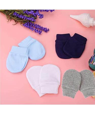 Soft Anti-Scratch Newborn Baby Mittens - Adjustable No Scratch Cotton Gloves for Boys & Girls - Warm, Cozy & Cute Designs - Buy Online on GoSupps.com