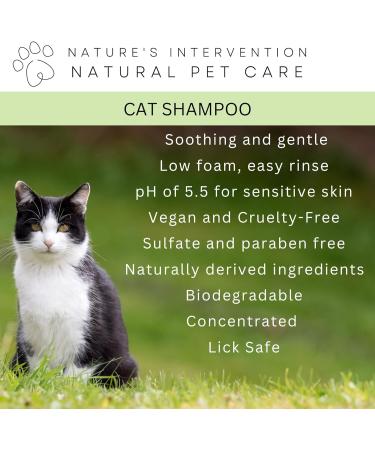 Natural Cat Shampoo with Aloe Vera Cedar & Lavender - 250ml | Sulfate & Paraben Free - Relieves Itching & Cleans Gently - NIP - Buy Online on GoSupps.com