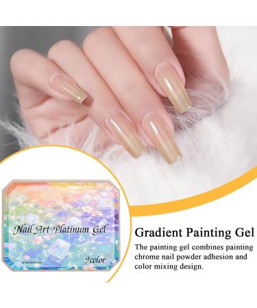 Dabbing Gel | Gradient Paint Gel | 9 Color Palette Painting Accessories for Women and Girls Nail Manicure Design for Creative Artistic Expression - Buy Online on GoSupps.com