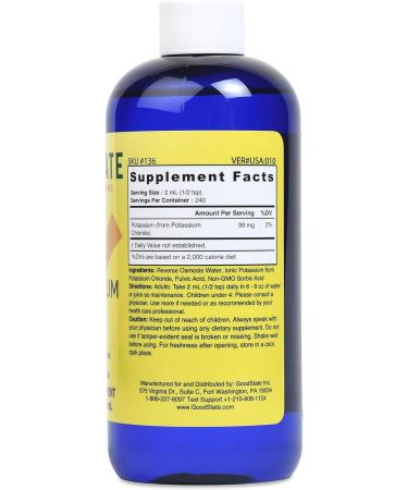 Good State Liquid Ionic Potassium 732 Supplement - Advanced Absorption Formula - Buy Online on GoSupps.com