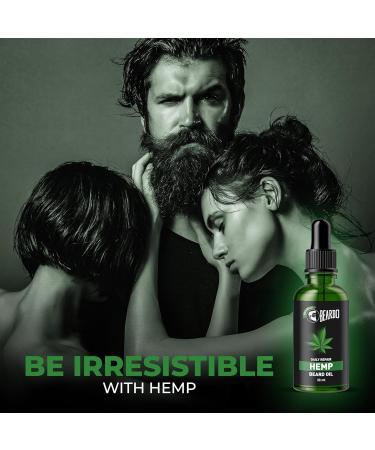 Be.ardo Beard Oil for Men 30 ml | Daily Repair Hemp Beard Oil for Healthy Beard | Non-Sticky Light Hemp Seed Oil for Shiny Nourished Beards | Promotes Beard Growth - Buy Online on GoSupps.com