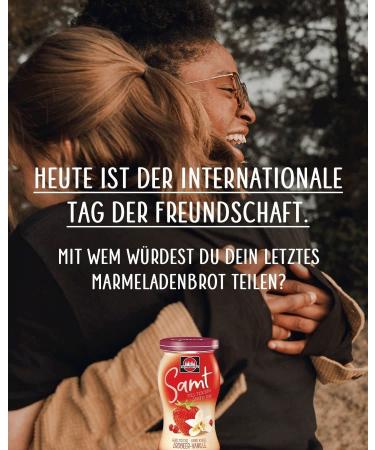 Buy Schwartau Samt Strawberry-Vanilla Fruit Spread 270g - Smooth & Seedless Delight | International Shipping - Buy Online on GoSupps.com