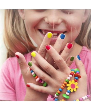 Urchabri Quick Dry Non-Toxic Kids Nail Polish Set - 9 Colors + 1 Coat | Mini & Affordable Nail Polish Set S10-4 - Buy Online on GoSupps.com
