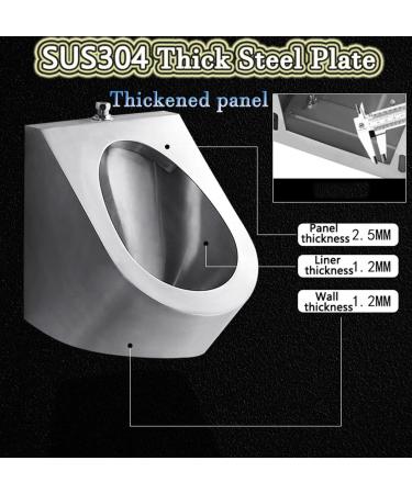 Urinarios de Acero inoxidable Urinario para Hombres Urinario con descarga de inducci n inteligente Urinario de Acero inoxidable montado en la pared Urinario comercial para adultos Urinar Groundrow - Buy Online on GoSupps.com