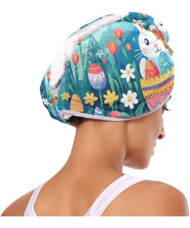 Super Absorbent Easter Rabbit Hair Towels 2 Pack | Quick Dry Hair Turbans for Women & Girls - Buy Online on GoSupps.com