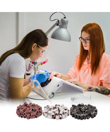 210 Pcs Sanding Bands For Nail Drill Sanding Bands 80# 120# 180# Multi-Colored Nail Drill Sanding Bands With Boxed Nail Sanding Bands Removing Acrylic Gel for Manicures & Pedicure - Buy Online on GoSupps.com
