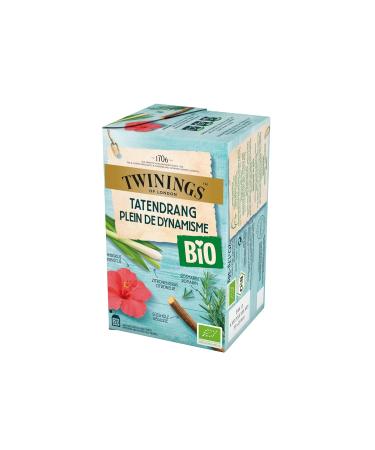 Twining Organic Torture Herbal Tea - Invigorating Hibiscus Lemongrass & Rosemary Blend - 20 Tea Bags (34g) | Shop Internationally - Buy Online on GoSupps.com