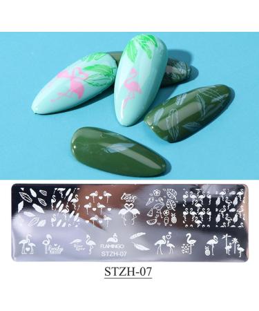 4 PCS Rose Nail Art Stamping Plates - Reusable DIY Manicure Templates for Women and Girls - Buy Online on GoSupps.com