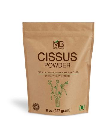 MB Herbals Cissus (Hadjod) Powder 227g | 8 oz| Half Pound | Cissus quadrangularis St. Powder