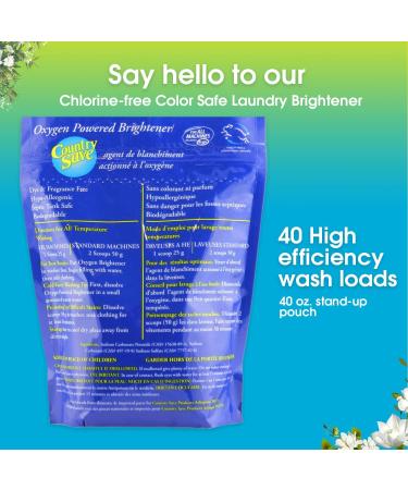 Country Save Oxygen Powered Brightener - Color-Safe Laundry Whitener (40 wash loads) - Buy Online on GoSupps.com