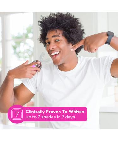 GO SMILE Sonic BLU Hands-Free Teeth Whitening Kit with Gum Massager - Cordless Charger & Toothpaste - No Sensitivity - Pink - Buy Online on GoSupps.com