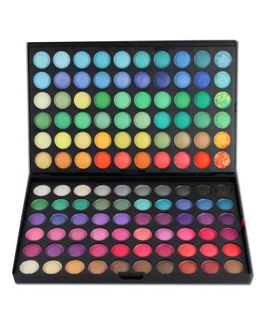 LAEMALLS 120 Colors Eyeshadow Palette, Professional Shimmer Matte Nudes Glitter Shiny Eye Shadow Cosmetic Set, Blendable and Ultra Pigmented - Makeup Kit#1