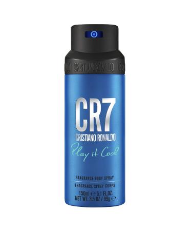 Cristiano Ronaldo CR7 Play It Cool - Blends Bright Citruses And Aromatic Fougere Notes - Fresh, Invigorating And Sensual - Light Enough For Everyday Wear - Masculine Fragrance - 5.1 Oz Body Spray