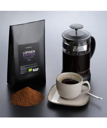 Effective Nature Lupine Coffee - Organic Caffeine & Gluten-Free Coffee Substitute - 5 x 500g Powder - 2.5kg Total for International Shipping - Buy Online on GoSupps.com
