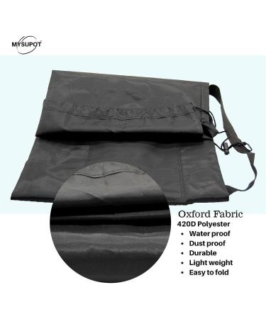 Premium 420D Polyester Replacement Bag for Outdoor Folding Camping Chair - Black Medium Size - Buy Online on GoSupps.com