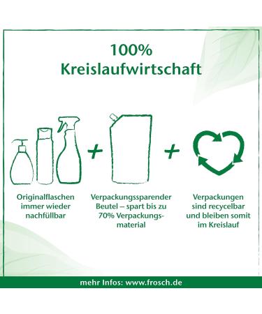 Buy Frosch Baby Dishwasher Cleaner Refill Bag 500ml - Eco-Friendly & Effective | International Shipping Available - Buy Online on GoSupps.com